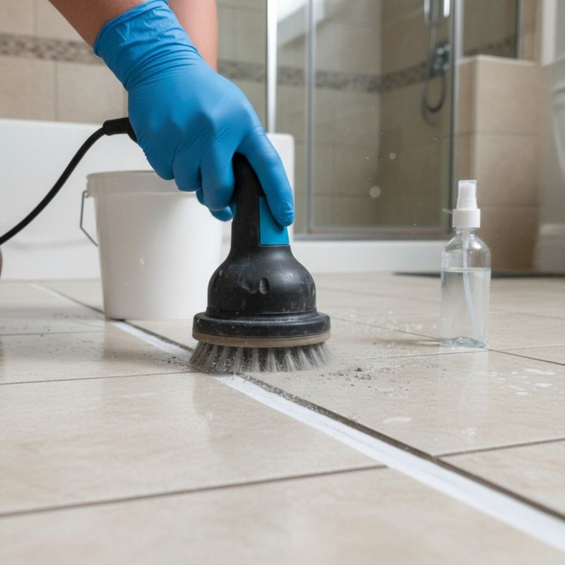 Shower Tile Cleaning