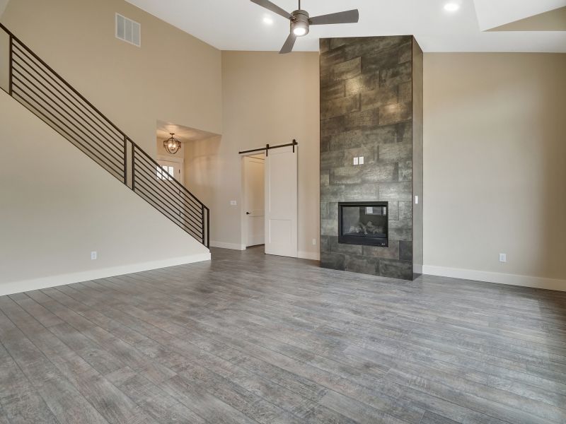 Fireplace Surround Tile Work